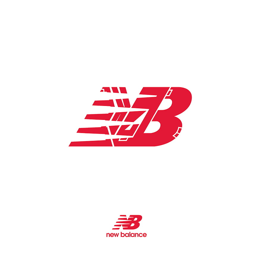 Лого на New Balance™ с арабска типография, лого на нов баланс HD тапет за телефон