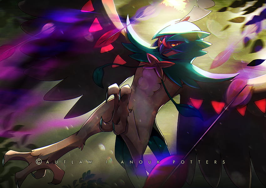 hisuian decidueye (pokemon) drawn by mokuzou_(moku_ssbu) | Danbooru