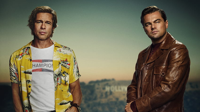 Once Upon a Time in Hollywood Brad Pitt and Leonardo DiCaprio, pc leonardo dicaprio HD wallpaper
