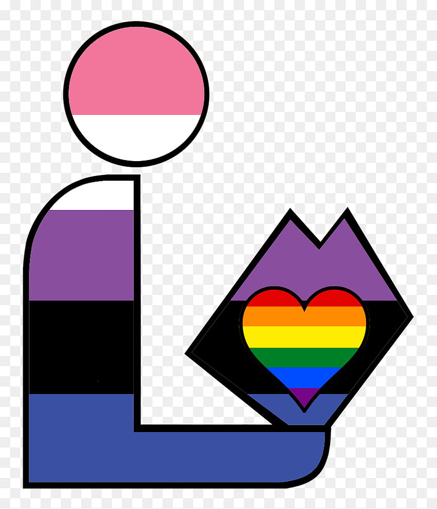 Logotipo de la biblioteca del orgullo gay de género fluido, fluido de género fondo de pantalla del teléfono