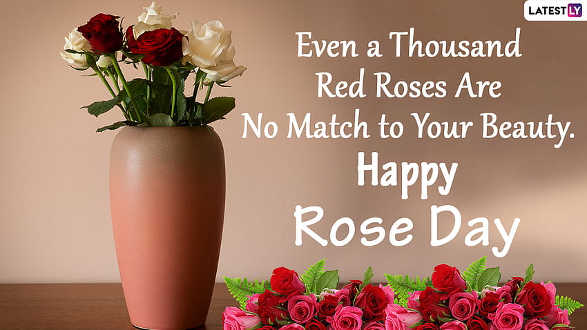 Happy Rose Day 2022 Wishes & Greetings: Send Quotes, Beautiful Rose , WhatsApp Stickers, Telegram Messages & To Celebrate the First Day of Valentine Week HD wallpaper