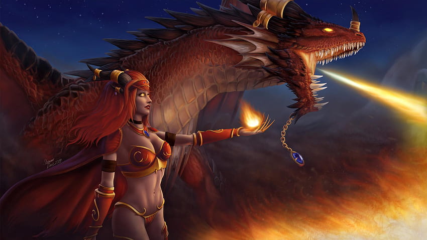 Dragonflight World Of Warcraft Alexstrasza 4K Live Wallpaper  3840x2160   Rare Gallery HD Live Wallpapers
