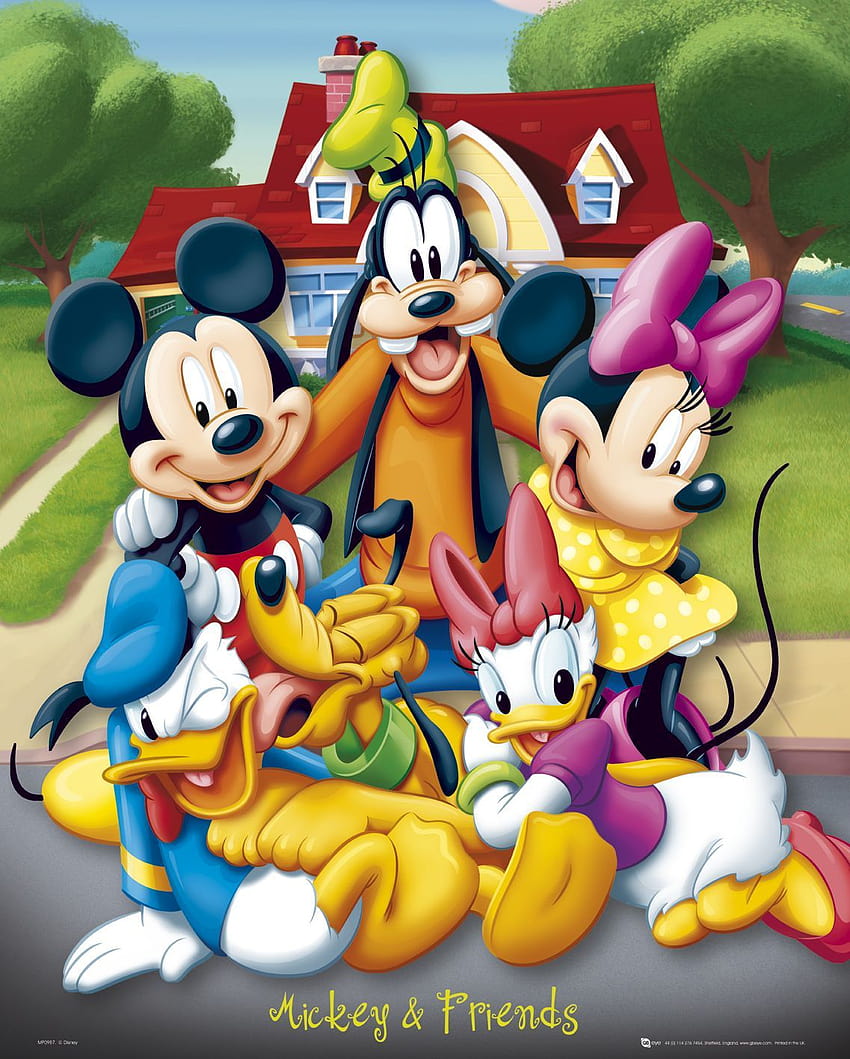 Mickey Mouse y sus amigos, dibujos animados, HQ Mickey Mouse y sus amigos, mickey y sus amigos fondo de pantalla del teléfono