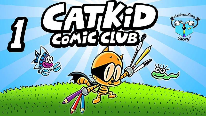Welcome to the Comic Club!, cat kid comic club HD wallpaper