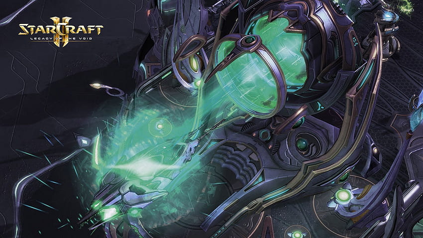 Spaceship launch in StarCraft II: Legacy of the Void, void edge HD wallpaper