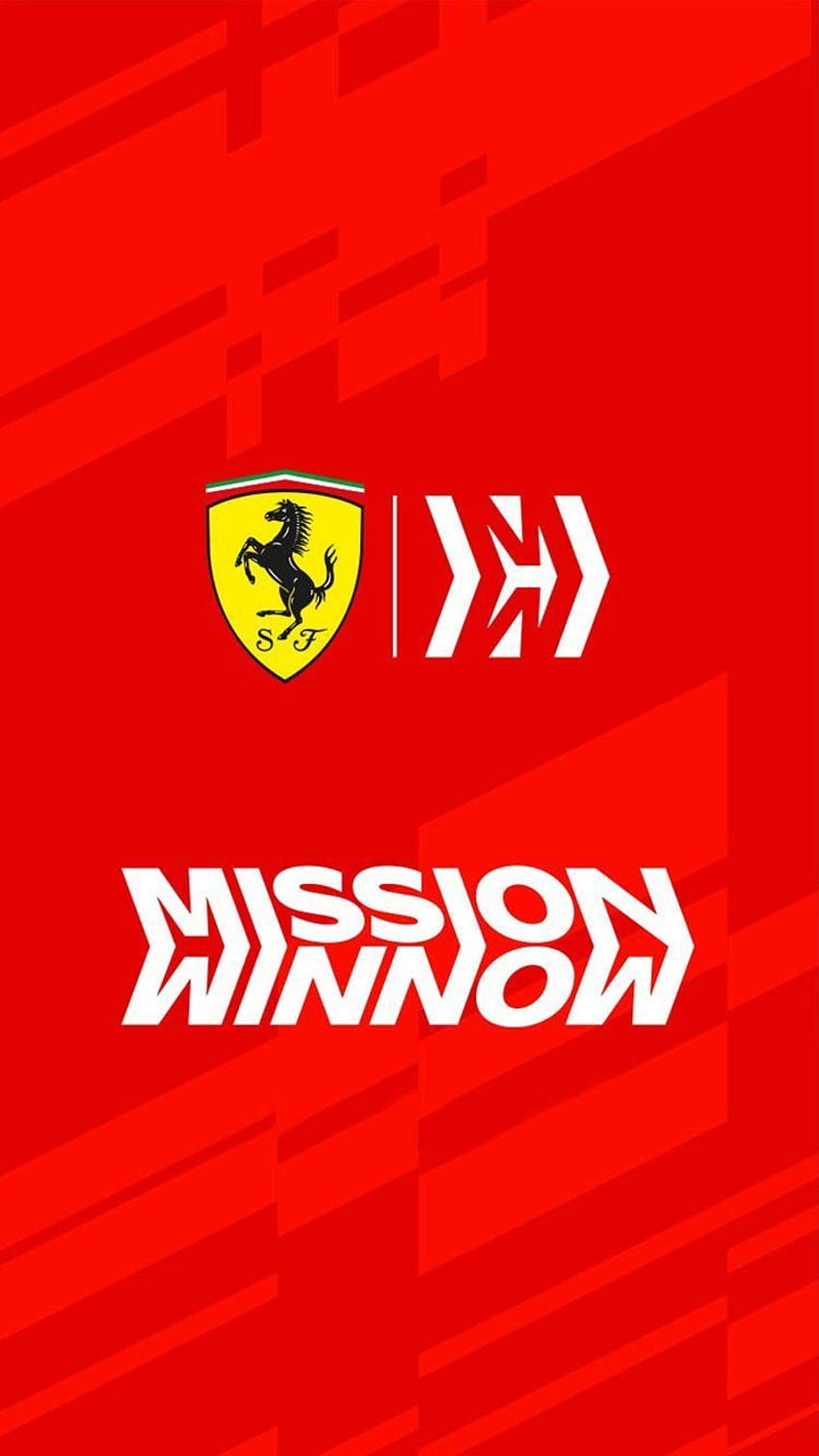 Scuderia Ferrari, logotipo da fórmula 1 Papel de parede de celular HD