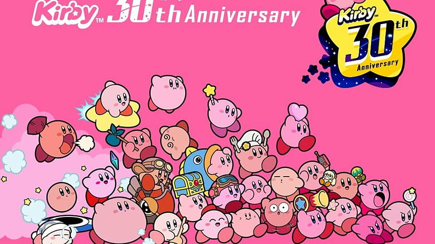 Nintendo Releases An Awesome To Celebrate Kirby's 30th Anniversary, cute kirby HD wallpaper
