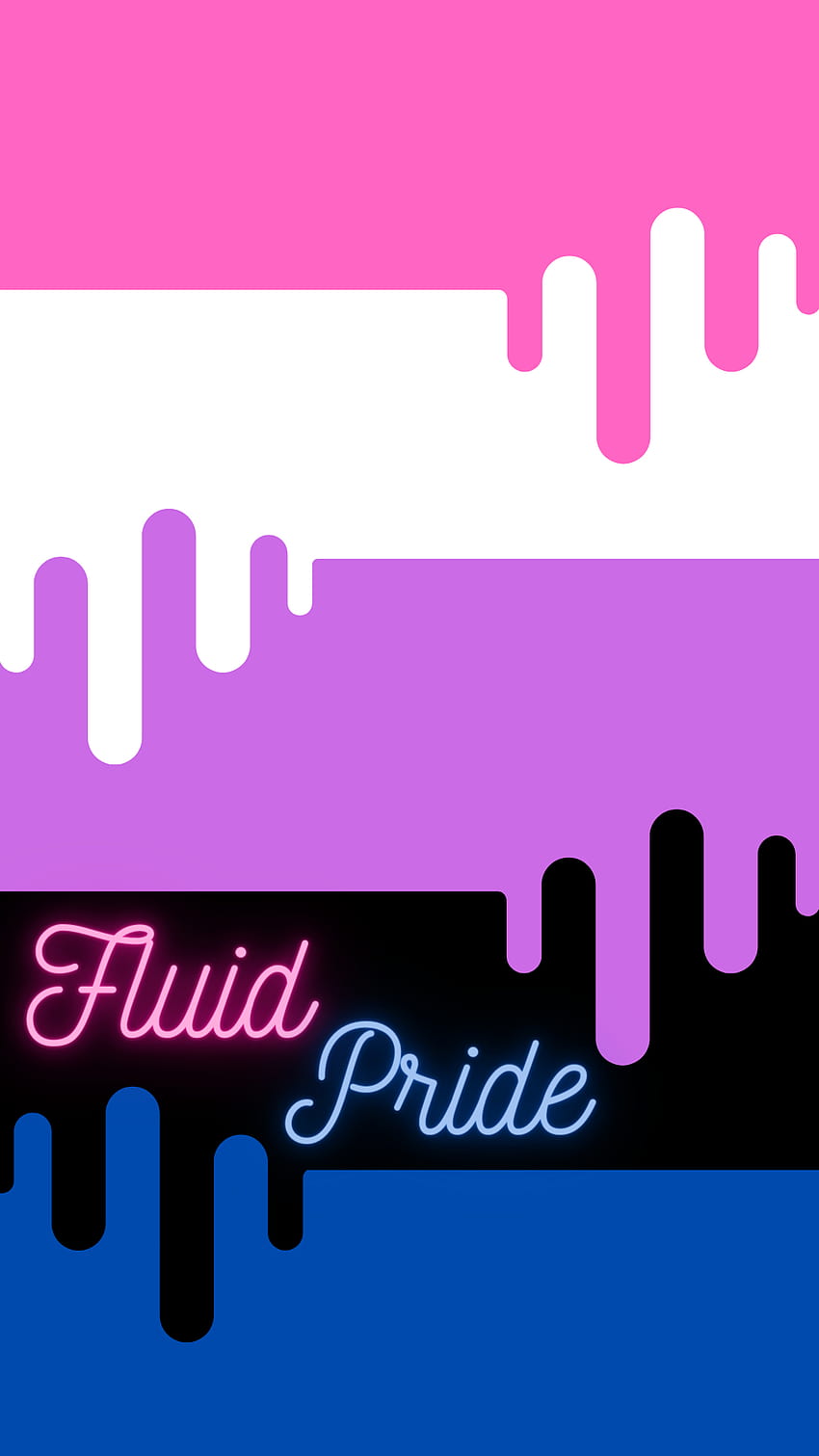 Cute phone I've made for friends and self. Pansexual, transgender, genderfluid and Non, genderfluid pansexual HD phone wallpaper