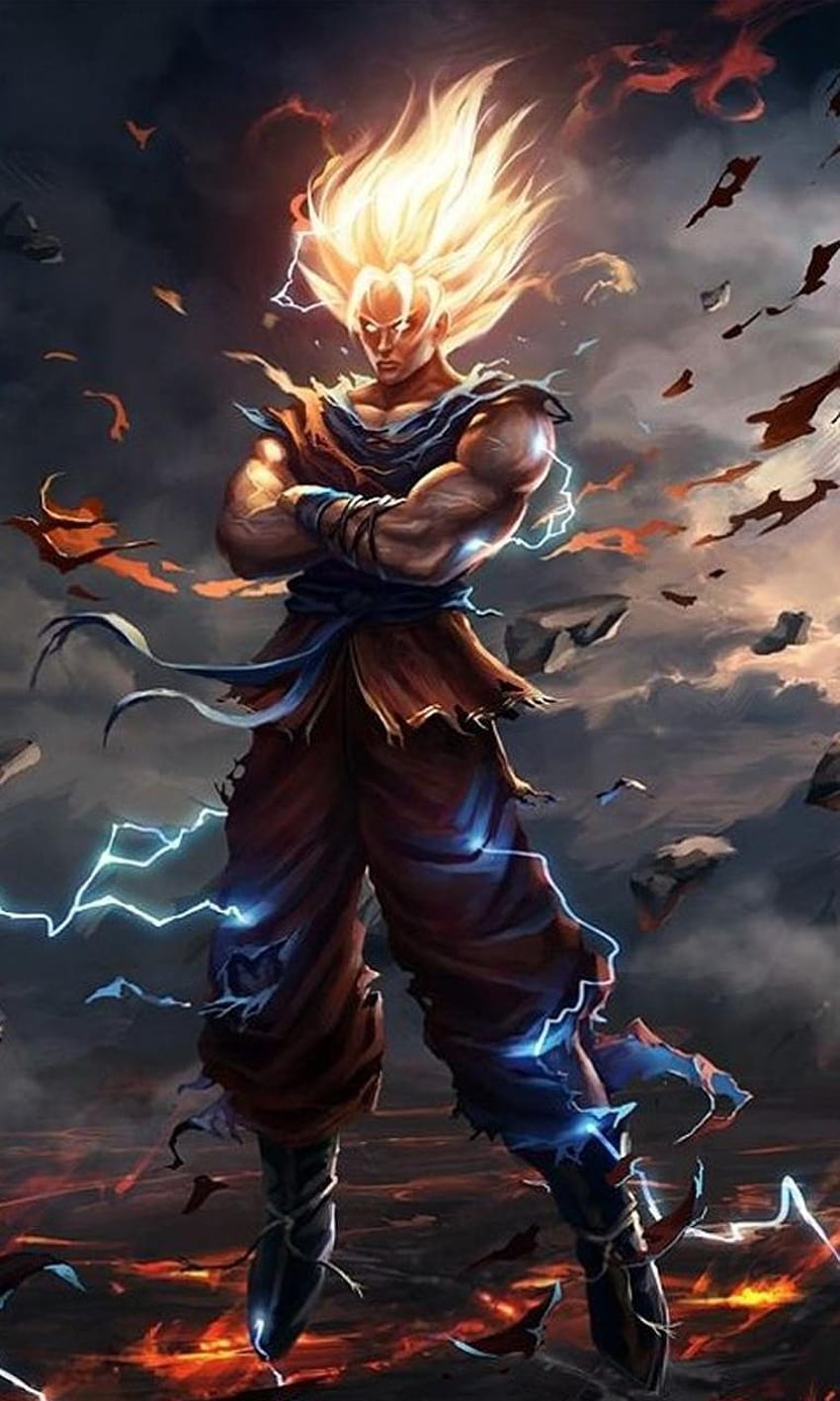 Best 5 Goku Backgrounds on Hip, goku mobile HD phone wallpaper