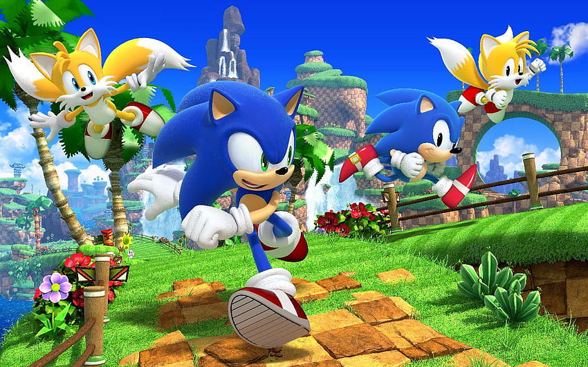Sonic Generations Green Hill Zone HD-Hintergrundbild