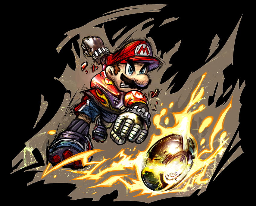 Mario Strikers Superpowers, mario mega strikers HD wallpaper