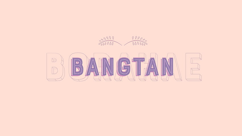 BTS bangtan, borahae HD wallpaper