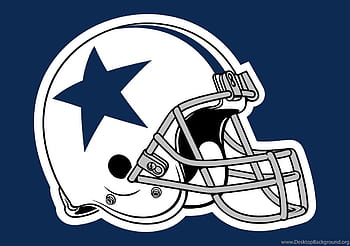 Dallas Cowboys, American football team, blue stone background, Dallas Cowboys  logo, HD wallpaper