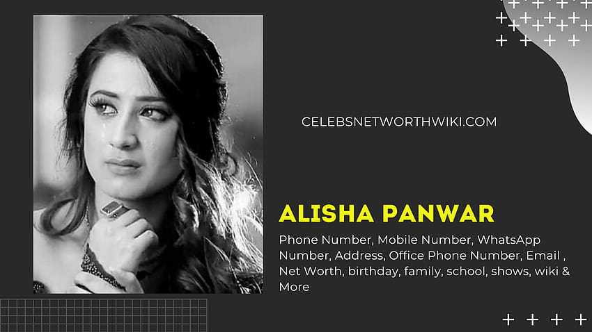 Alisha Panwar Numer telefonu Nr WhatsApp Nr kontaktowy Nr telefonu biurowego Tapeta HD