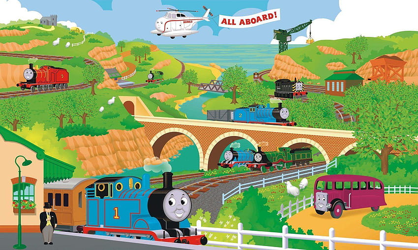 Thomas y sus amigos, tren de Thomas fondo de pantalla