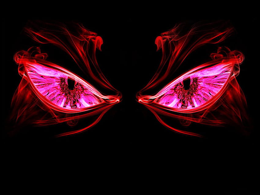 7 Yeux rouges, yeux du diable Fond d'écran HD
