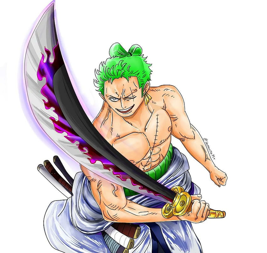 Zoro Haki Enma One Piece, an art print by Anime & Manga aesthetic - INPRNT