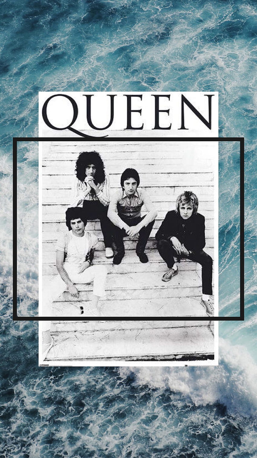 Queen , Queen Band , Roger Taylor , Brian May , John Deacon , Freddie Mercury วงควีนร็อค วอลล์เปเปอร์โทรศัพท์ HD