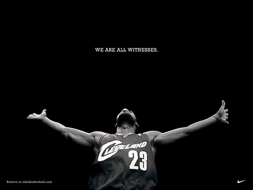 LeBron James Testimone, testimone Nike Sfondo HD