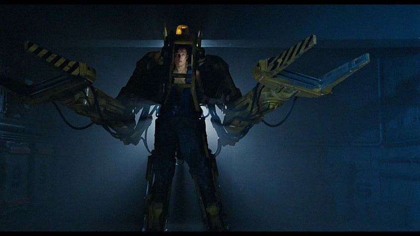 Wie Aliens diesen legendären Kampf Ripley vs. Alien Queen mit Müllsäcken und Puppen durchführten, außerirdische Roboterfilme HD-Hintergrundbild