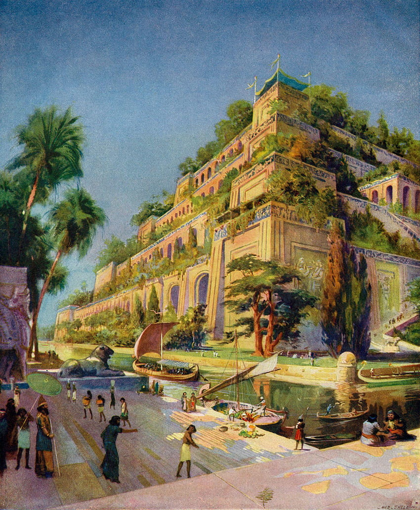 Babil'in Asma Bahçeleri HD telefon duvar kağıdı