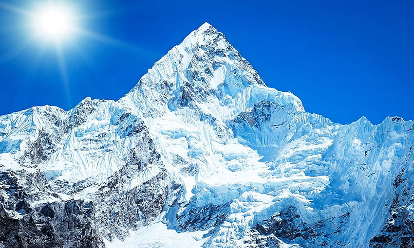 Стенопис на връх Еверест HD тапет