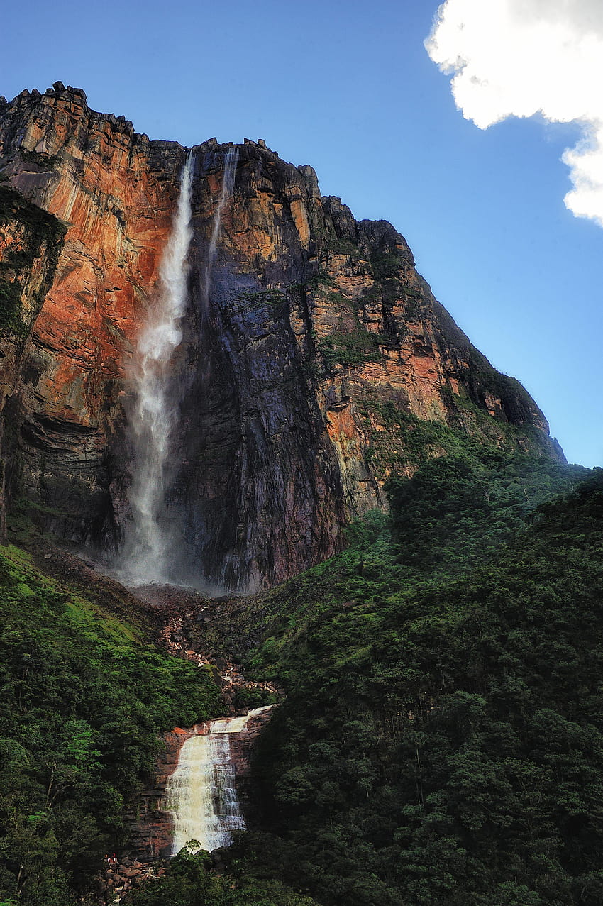 Angel Falls [Salto Angel], w Parku Narodowym Canaima w stanie Tapeta na telefon HD