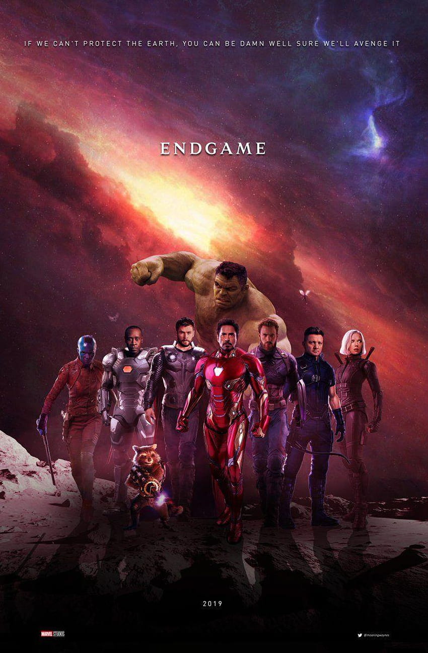 Endgame-Fan-Poster, Marvel Studios Avengers Endgame HD-Handy-Hintergrundbild