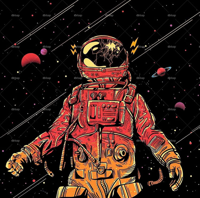 Astronaut and Aliens 4K iPhone Wallpaper  iPhone Wallpapers