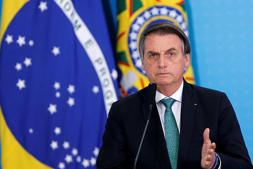 Jair Bolsonaro, presidente do Brasil, diz que seus telefones foram hackeados papel de parede HD