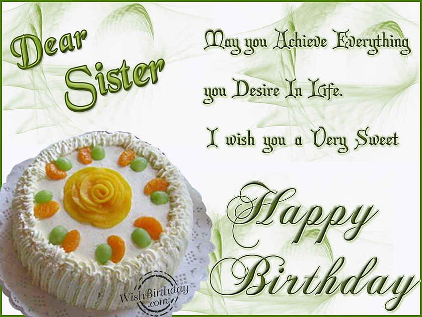 20 Birtay Wishes For Sister, best sis ever HD wallpaper