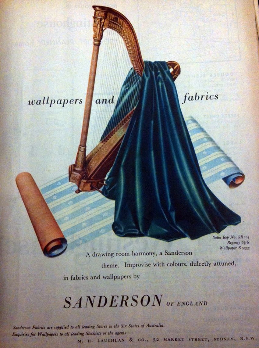 Retro ACTIVE Critiques: Vintage Ads: How Sanderson's Home Decor, retro advertisement HD phone wallpaper