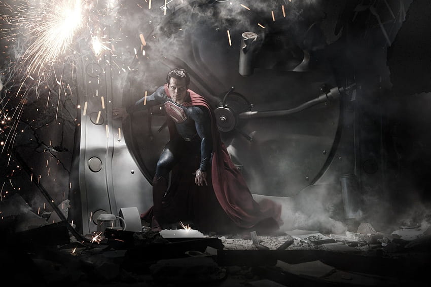 First Look: Henry Cavill as Superman in Man of Steel, man of steel henry cavill and amy adams HD wallpaper