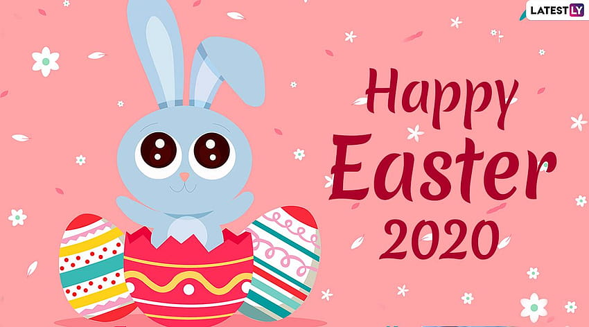 Ostern und für Online: Wünschen Sie frohe Ostern 2020 mit WhatsApp-Aufklebern und GIF-Grüßen, um die Auferstehung Jesu Christi zu feiern HD-Hintergrundbild