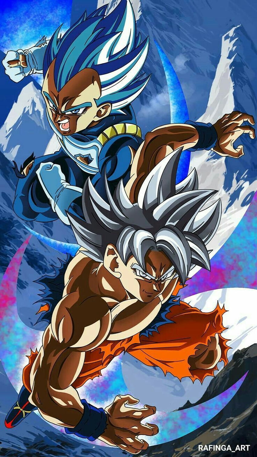 Goku y Vegeta Ultra Instinto, goku vs vegeta móvil fondo de pantalla del teléfono