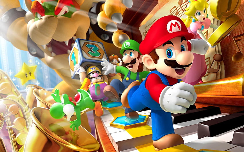 ยนตร์แอนิเมชั่น Super Mario Bros. ในผลงาน super mario 64 วอลล์เปเปอร์ HD