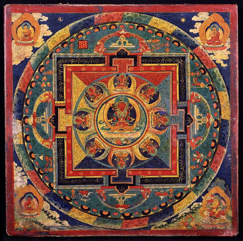 : Mandala, mandala buddista Sfondo HD