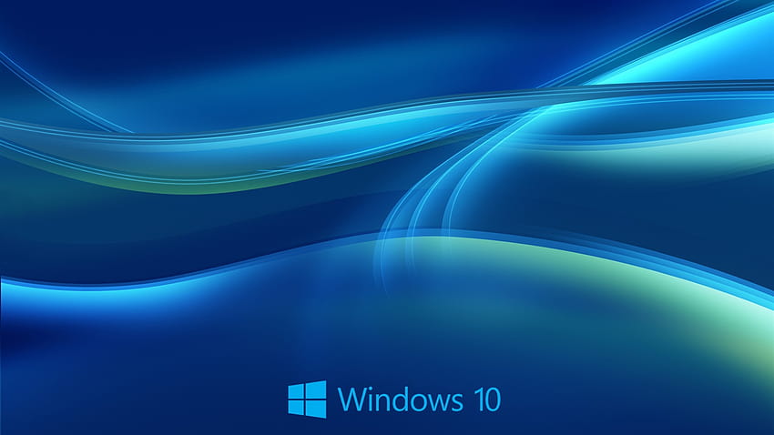 Windows 10 система, абстрактни сини фонове 1920x1200, windows 10 1366x768 HD тапет