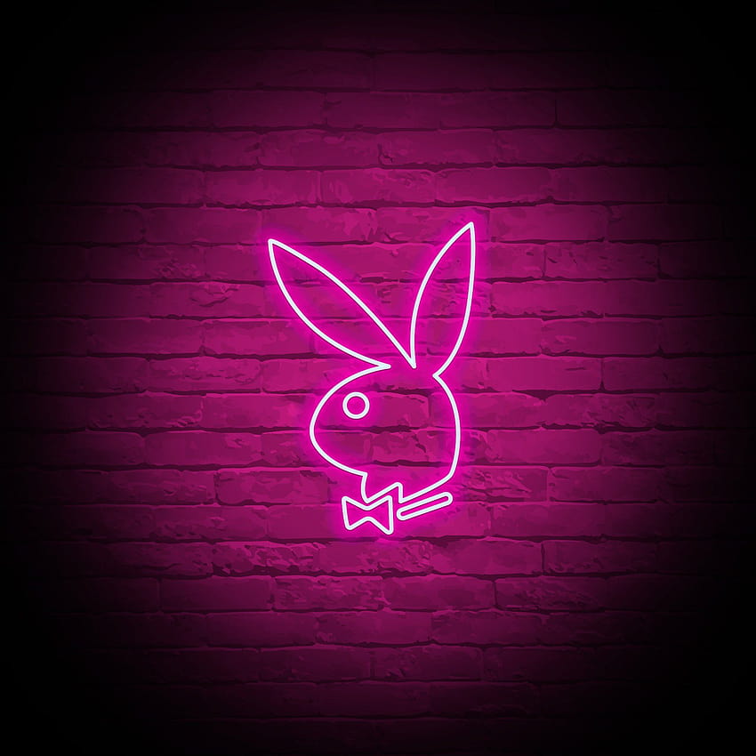 PLAYBOY BUNNY' Neon Sign – You Turn Neon, 네온 플레이보이 버니 HD 전화 배경 화면