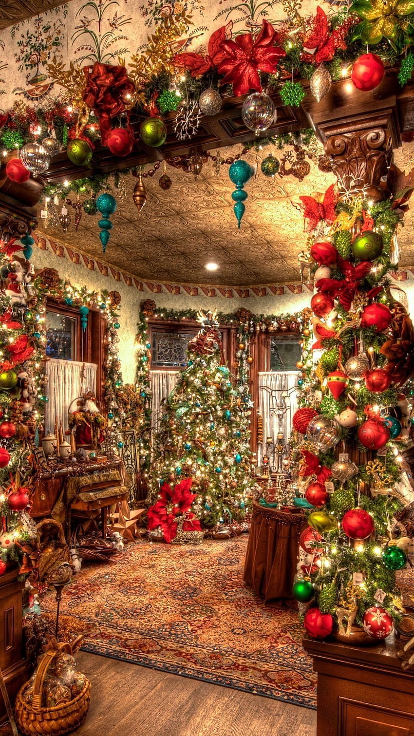 Country Christmas iPhone, iphone 12 rustic christmas HD phone wallpaper