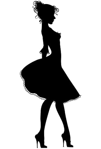 dress silhouette clip art