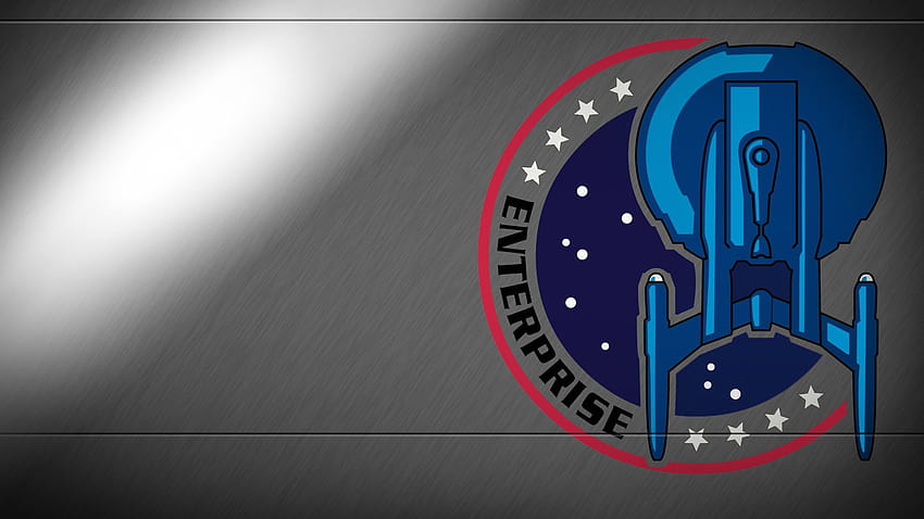 Logo di Star Trek Enterprise ... in alto, simboli di Star Trek Sfondo HD