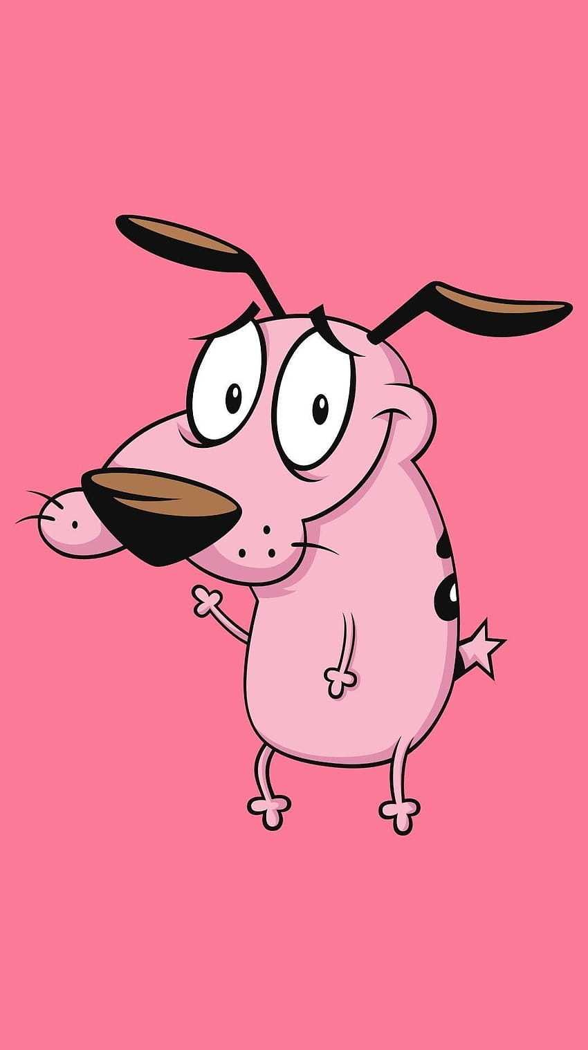 Draw by arwa mk, courage the cowardly dog iphone HD phone wallpaper