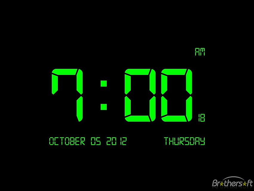 Relógio Digital 7 Relógio Digital 7 20 [1024x768] para seu celular e tablet papel de parede HD