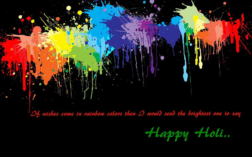 Happy Holi Wishes, colors and happiness HD wallpaper | Pxfuel