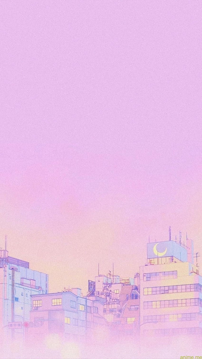 Anime Aesthetic Iphone _ Anime Aesthetic, aesthetic anime sky pink HD phone wallpaper