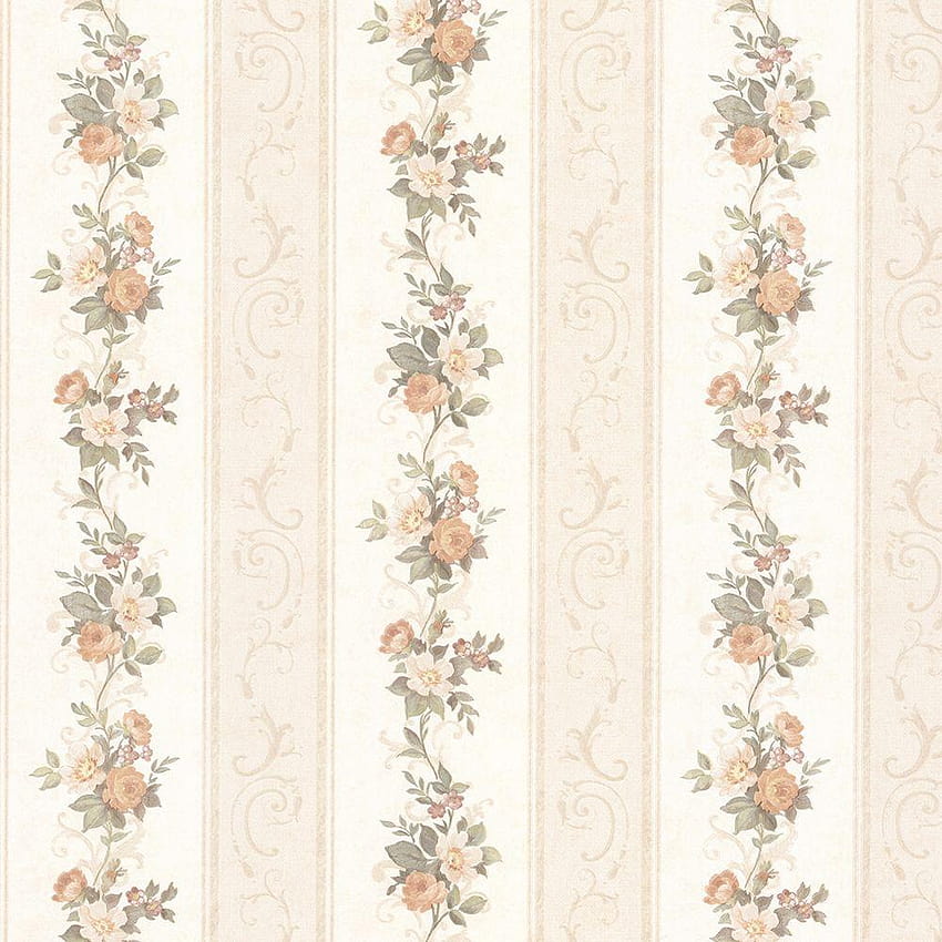 AStreet Prints Delisa 205 in x 33 ft Red Floral Stripe Wallpaper  AST3785  The Home Depot