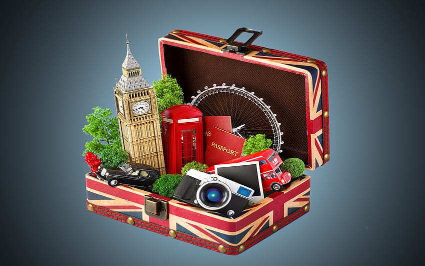 3d About Travel, travel agency HD wallpaper