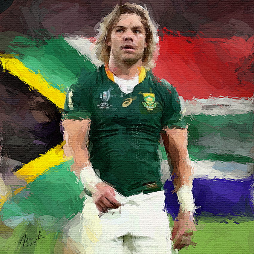 Faf De Klerk, rugby sudafricano fondo de pantalla del teléfono