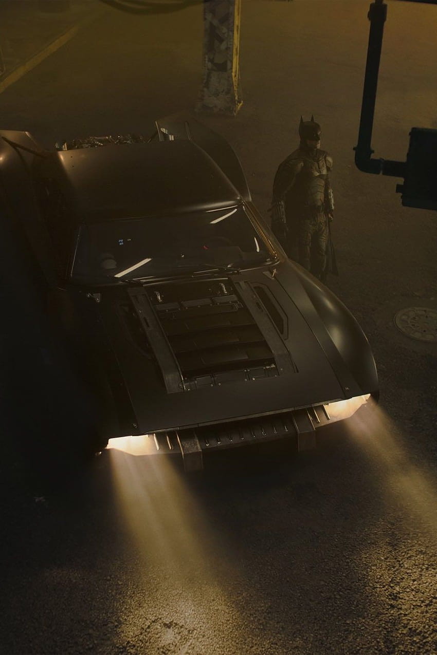 Batmobil znów będzie wyglądał jak samochód w The, the Batman 2021 Roberta Pattinsona Tapeta na telefon HD